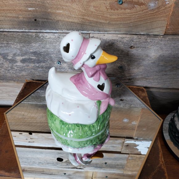 Mother Goose - Country Goose - Candy Dish - Votive Candle Holder - Picture 6 of 8